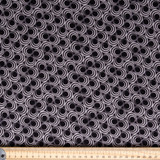 Optical Illusions on Black - 100% Cotton