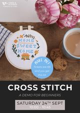 CROSS STITCH: A Demo for Beginner's (24th September)