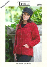 Ladies Jacket in Tivoli Tweed Chunky (3608)