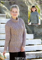 Sweater & Tunic in Sirdar Freya (9881)