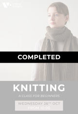 KNITTING: A Class for Beginners (26th October)