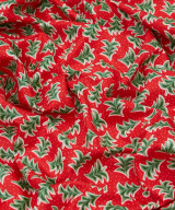 Merry & Bright: Dancing Trees Red - 100% Cotton