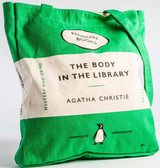 Tote Bag - The Body in the Library by Agatha Christie
