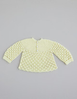 Crochet Top & Matinee Jacket in Sirdar Snuggly 4ply (5483) - CROCHET - PDF