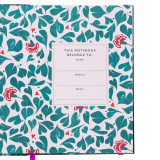 A5 Clothbound Notebook - Sweet Pea