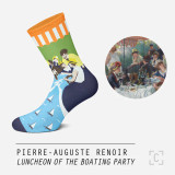 Socks: Art - Luncheon of the Boating Party