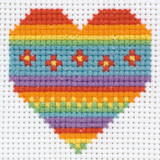 Anchor Cross Stitch Kit: My 1st Kit - Heart