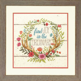 Counted Cross Stitch Kit - Rustic Bloom