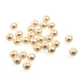 Glass Strung Pearls (20cm x 8.00mm) - Cream