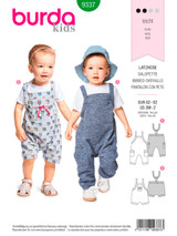 Bibbed Overalls in Burda Kids (9337)