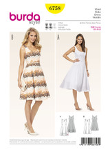 Dresses in Burda Style (6758)