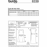 Dropped Waist Dresses in Burda Misses' (6339)