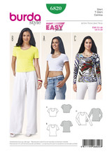 Fitted T-Shirts in Burda Style (6820)