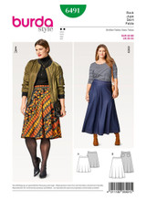 Flared Skirt in Burda Style (6491)