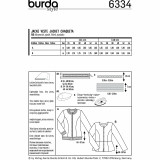 Jackets in Burda Misses' (6334)