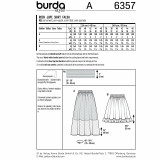 Midi & Maxi Skirts in Burda Misses' (6357)