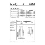 Pleated Skirt in Burda Misses' (6466)