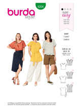 Pull-On Tops in Burda Misses' (6204)