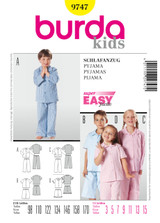 Pyjama's in Burda Kids (9747)