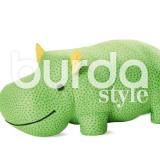 Stuffed Hippo/Rhino in Burda Style (6560)