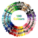 Embroidery Thread Pack (100pcs) - All Shades