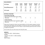 Round & V Neck Tank Tops in King Cole Fjord DK (5697)