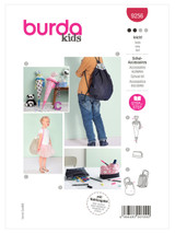 German School Cone, Pencil Case & Gym Bag in Burda Kids (9256)