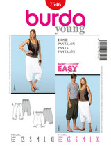 Harem Pants in Burda Young (7546)