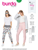 Joggers in Burda Misses' (6317)