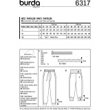 Joggers in Burda Misses' (6317)