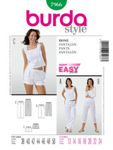 Leisure Pants & Shorts in Burda Style (7966)