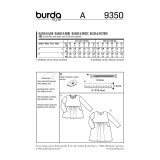 Long-Sleeved Dress in Burda Kids (9350)