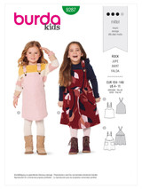 Pinafore Dresses in Burda Kids (9287)