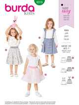 Pinafore Skirt in Burda Kids (9319)