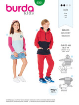 Sweater & Hoodie in Burda Kids (9301)