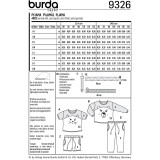 Toddler's Sleepwear in Burda Kids (9326)