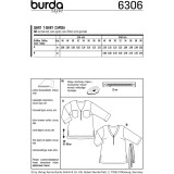 V-Neck Blouse & Tunic in Burda Style (6306)