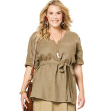 V-Neck Blouse & Tunic in Burda Style (6306)