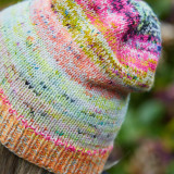 Scrappy Marl Hat in Hedgehog Fibres Sock - PDF