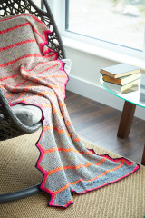 Chevron Fade Blanket in Hedgehog Fibres Sock - PDF