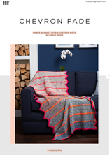 Chevron Fade Blanket in Hedgehog Fibres Sock - PDF