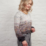 Le Pouf Sweater in Hedgehog Fibres Sock - PDF