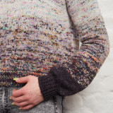 Le Pouf Sweater in Hedgehog Fibres Sock - PDF