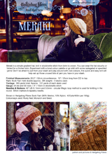 Meraki Hat in Hedgehog Fibres Sock - PDF