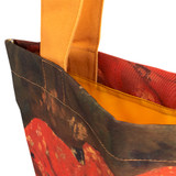Cotton Tote Bag: Breitner - Girl In Red Kimono