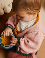 Flower Power Twinset in Sirdar Snuggly 4 Ply (5510) - PDF