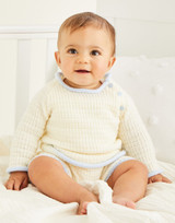 Little Ribbed Shorts Set in Sirdar Snuggly 3 Ply (5519) - PDF