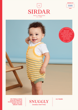 Sandcastle Romper in Sirdar Snuggly DK (5505) - PDF