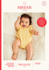 Little Lacy Baby Romper in Sirdar Snuggly 3 Ply (5517) - PDF