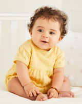 Little Lacy Baby Romper in Sirdar Snuggly 3 Ply (5517) - PDF